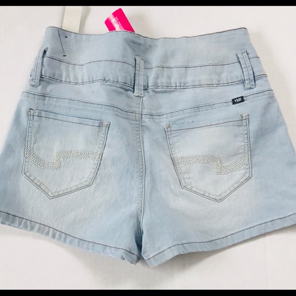 HIGH WAIST JEANS SHORTS - Picture 3 of 3
